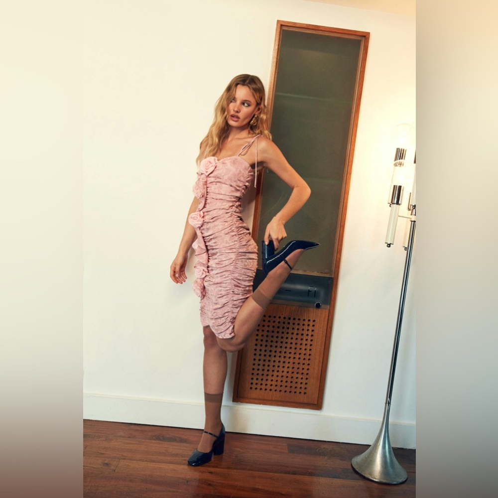 For Love & Lemons Soraya Midi Dress - Picture 2 of 8